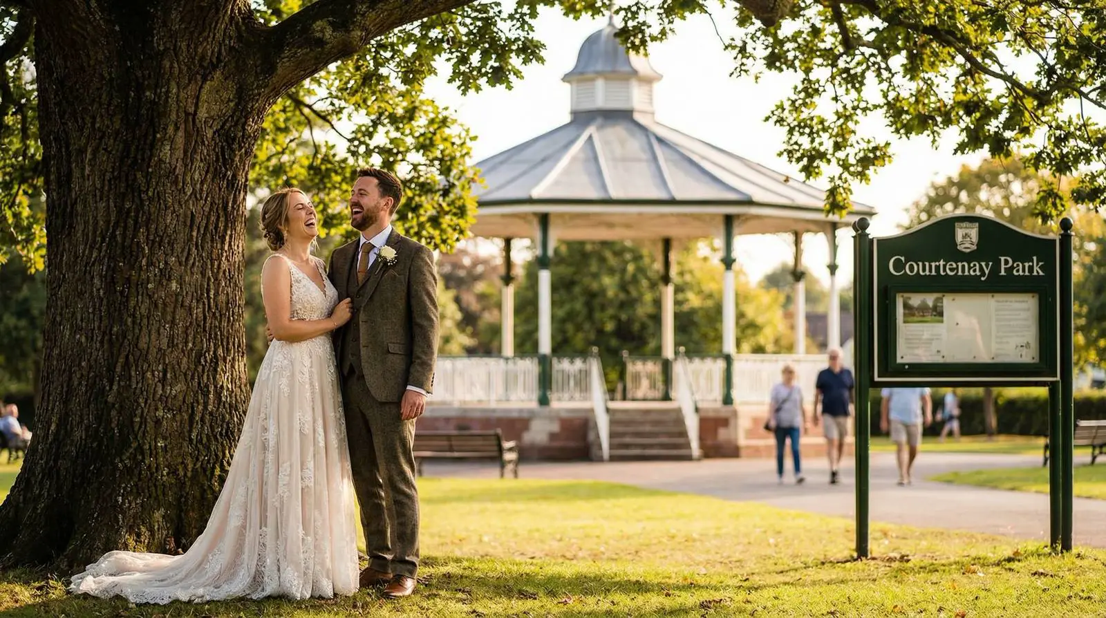 Example image: a couple, Newton Abbot