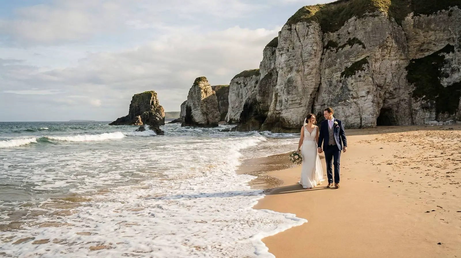 Example image: a couple, Portrush