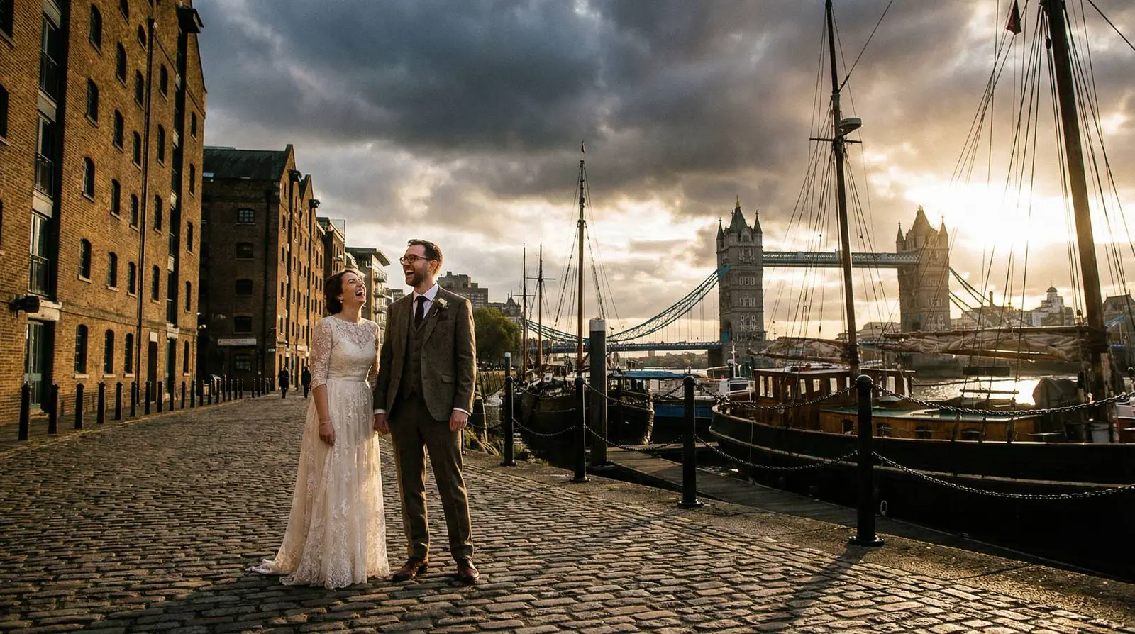Example image: a couple, Tower Hamlets